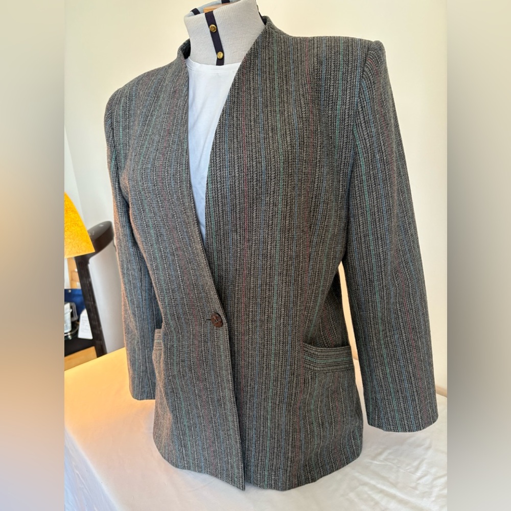 Women’s Vintage Wool Blazer Jacket